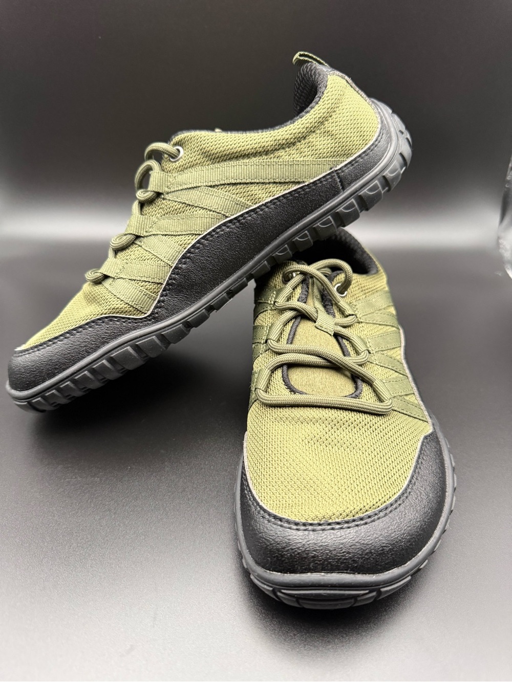Saguaro Women's Olive Green Athletic Lace-Up Shoes